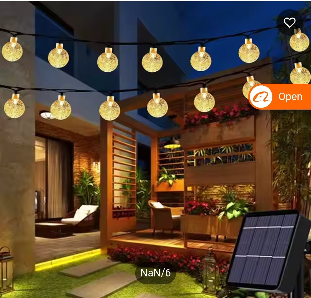 Guirnaldas tipo Bombilla LED SOLAR