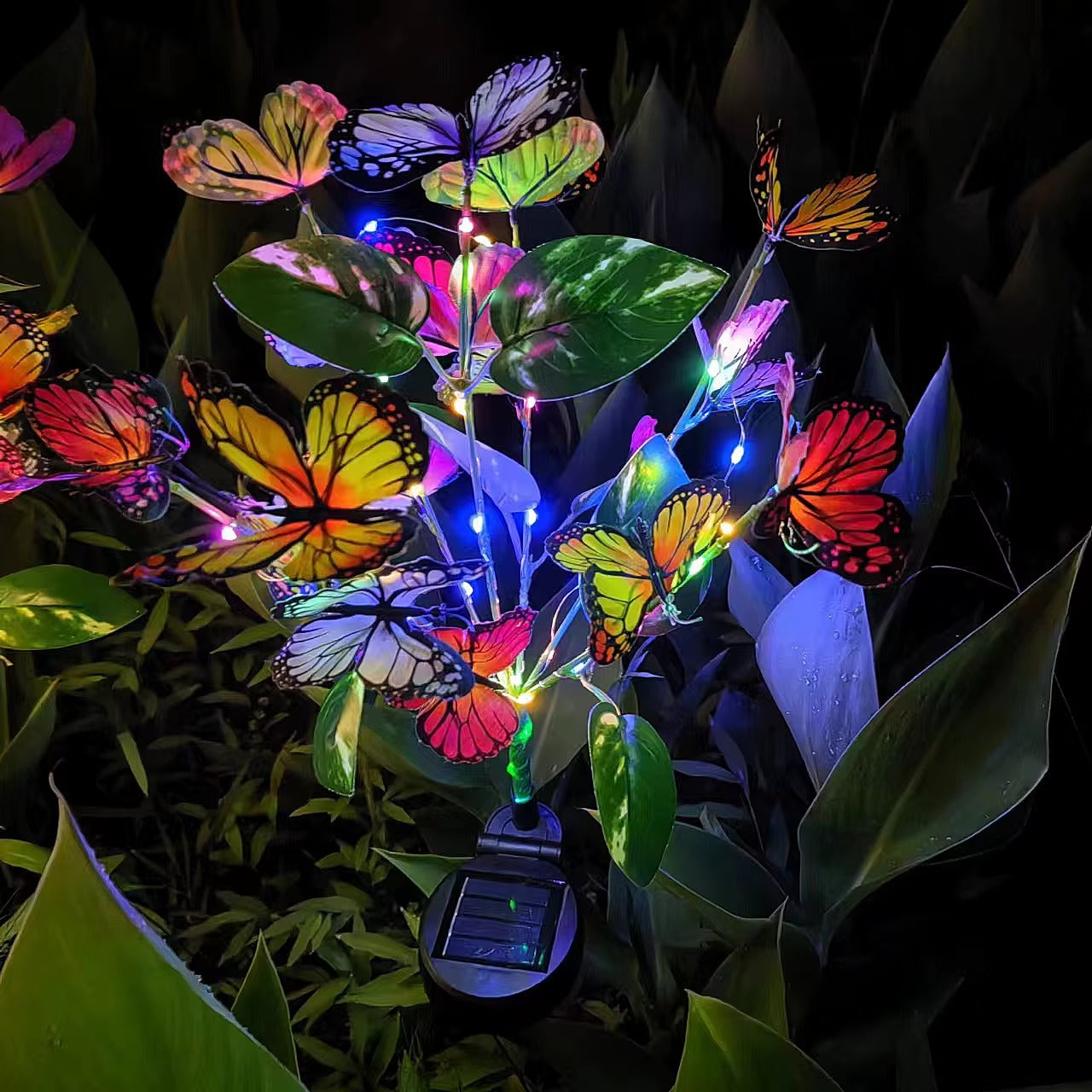 Estacas solares de mariposa Pack de 2 UND