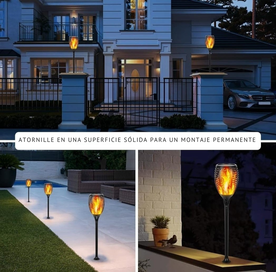 Antorchas Solares® - Tamaño Large 78cm. Pack 2 UND
