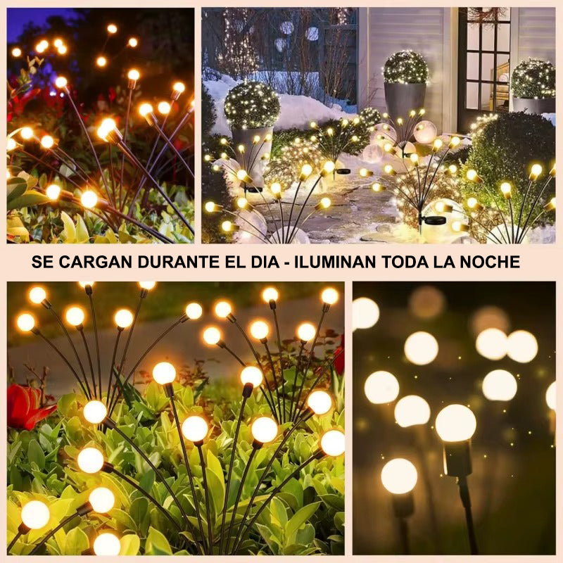 Luces Luciérnaga Solar Pack de 2 UND