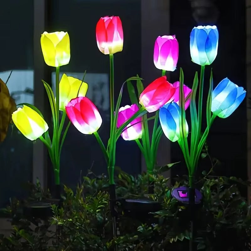 Lámparas solares de Tulipanes Pack de 2 UND
