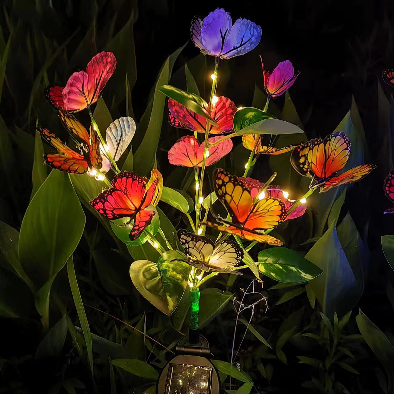 Estacas solares de mariposa Pack de 2 UND