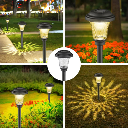 Luces solares para caminos de Jardín Pack de 2 UND