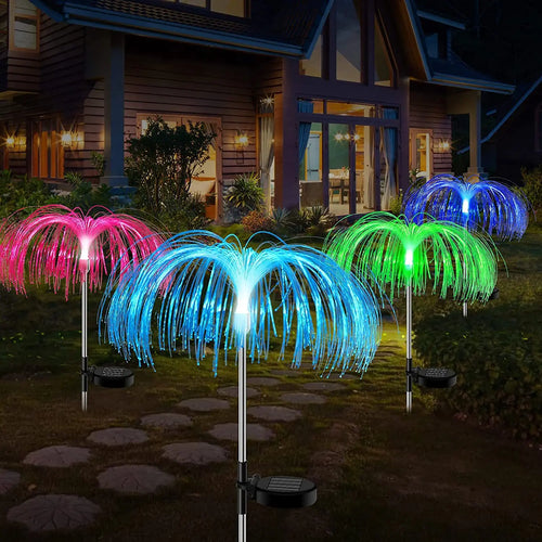 Luces solares LED de Medusas  Pack de 2 UND