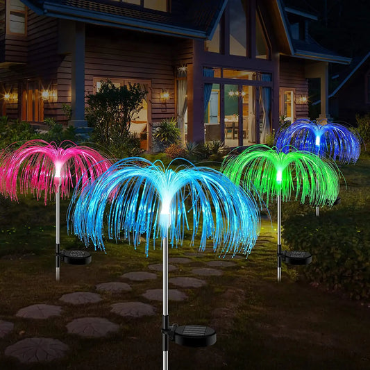 Luces solares LED de Medusas  Pack de 2 UND