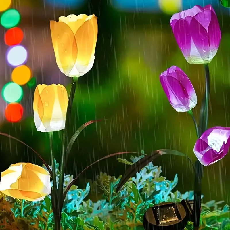Lámparas solares de Tulipanes Pack de 2 UND