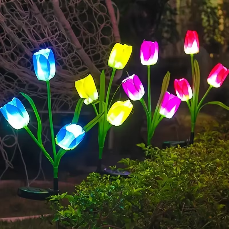 Lámparas solares de Tulipanes Pack de 2 UND