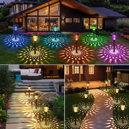 Luces solares para caminos de Jardín Pack de 2 UND