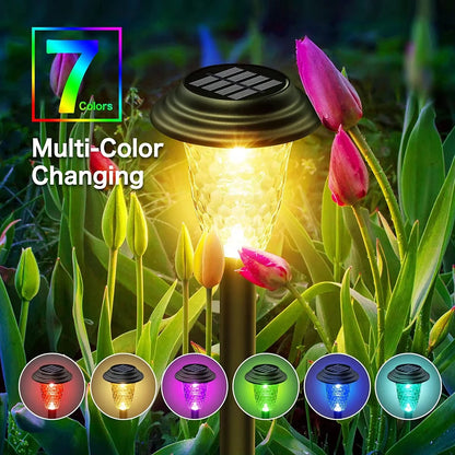 Luces solares para caminos de Jardín Pack de 2 UND