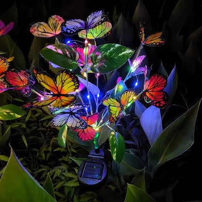 Estacas solares de mariposa Pack de 2 UND