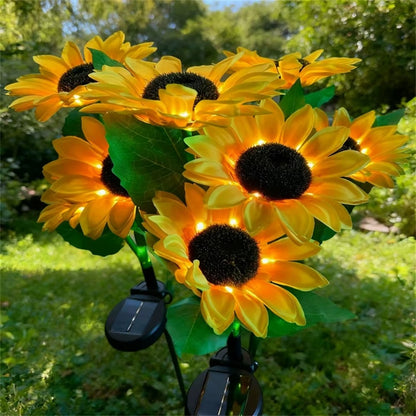 Lámpara solar de Girasol Pack de 2 UND