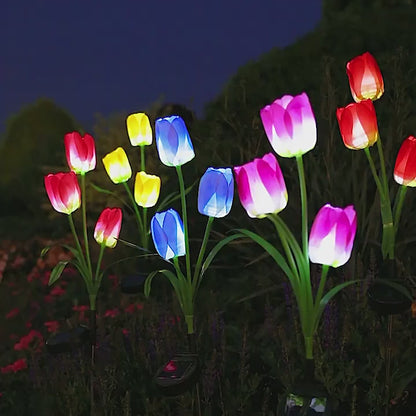 Lámparas solares de Tulipanes Pack de 2 UND